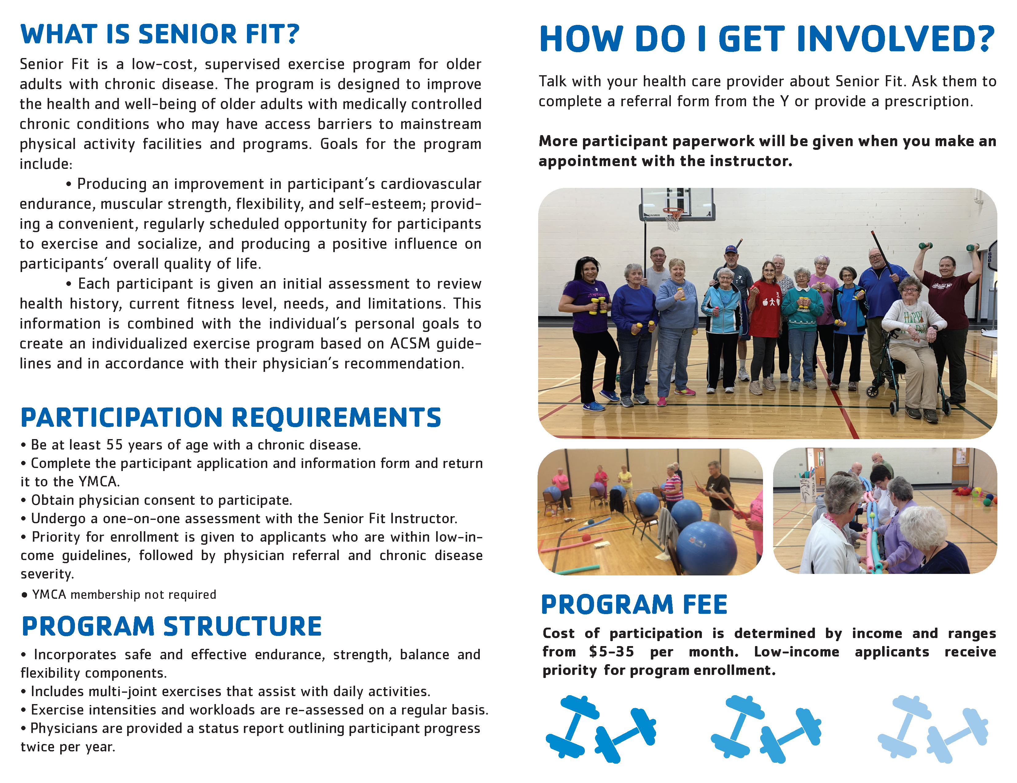 Senior Fit - Cadillac Area YMCA