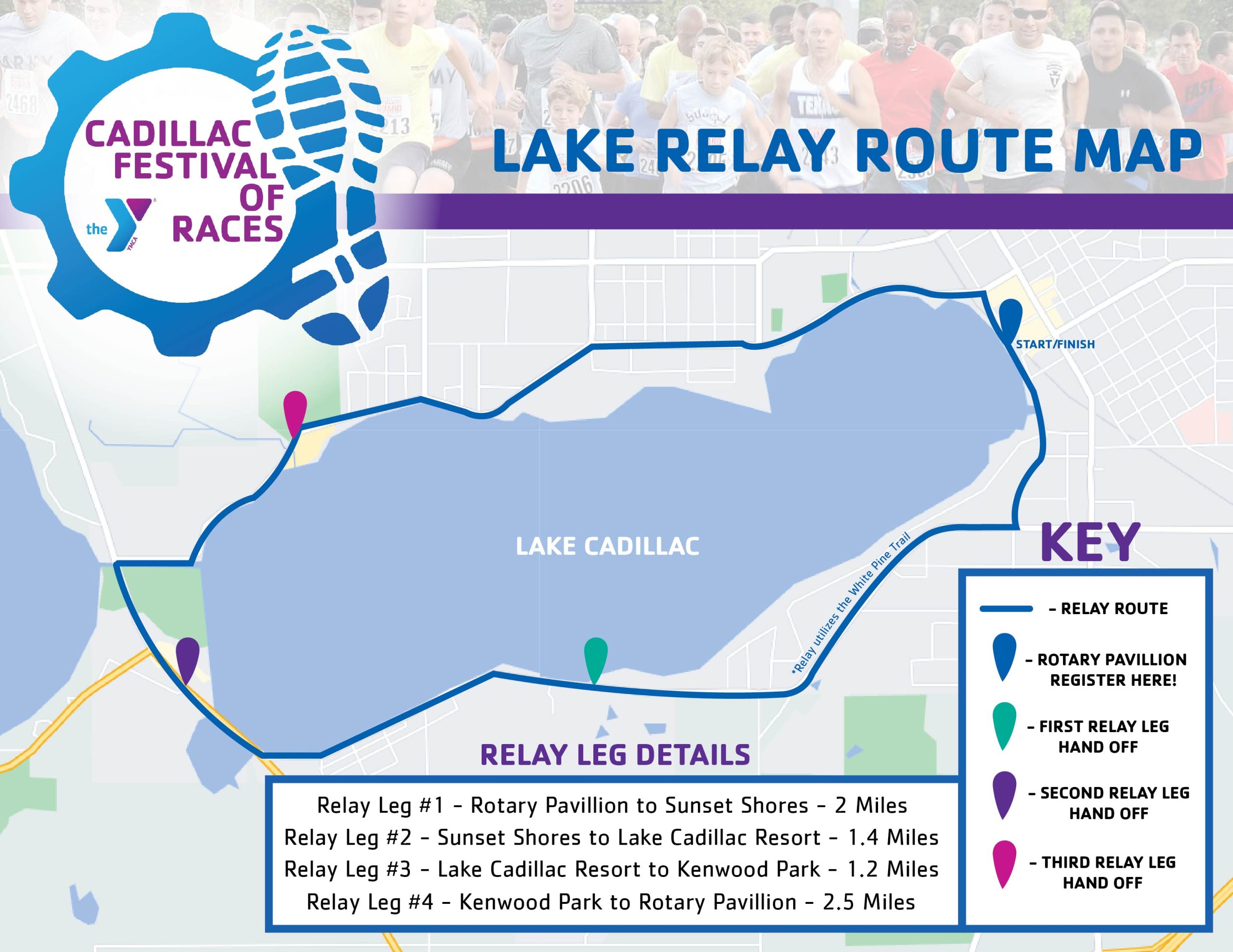 Relay Route Map